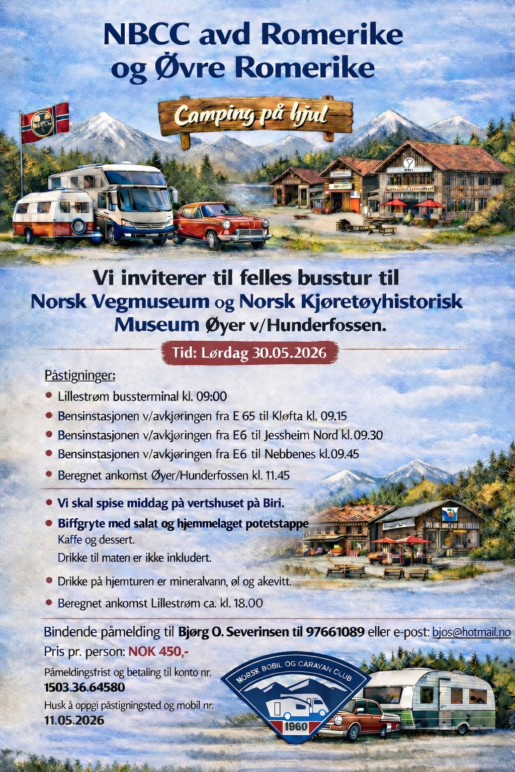 Busstur til Norsk Vegmuseum